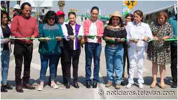 Inaugura Sheinbaum puente vehicular que conecta Iztapalapa con Los Reyes La Paz - Noticieros Televisa