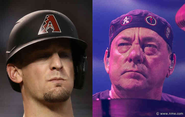 Toronto Blue Jays catcher pays air-drumming tribute to Neil Peart