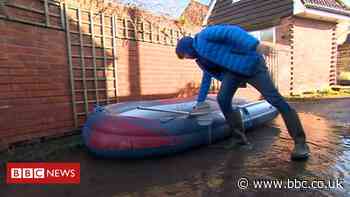 Storm Dennis: The biscuits and boats helping flood-hit villagers