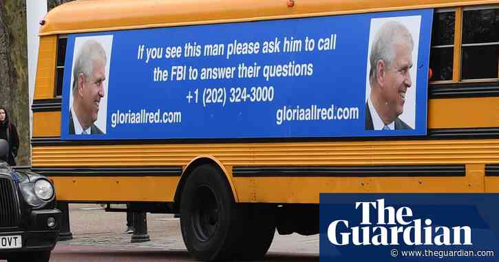 Gloria Allred admits sending bus asking Prince Andrew to talk to FBI about Epstein – video