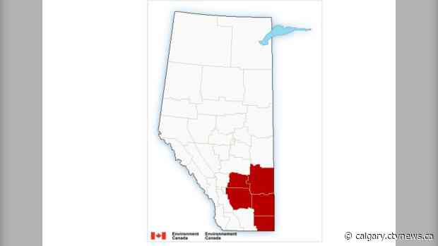 Snowfall warnings in place for southeastern Alberta, 5 to 10 centimetres expected