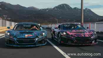 Watch Rimac test the C_Two's active aerodynamics on track