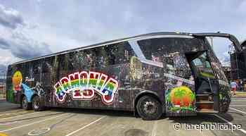 Bus de Armonía 10 y el colorido recibimiento tras su llegada a Cajamarca [FOTOS] - LaRepública.pe