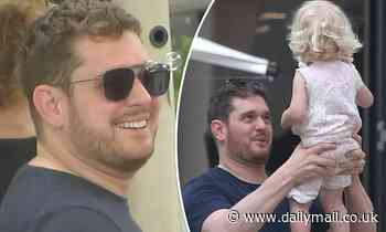 Michael Bublé enjoys quality time with his family in Australian following son's cancer battle