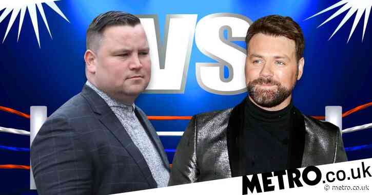 Brian McFadden is challenged to a fight by Irish actor John Connors as they hurl insults in Twitter war