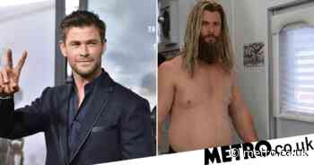 Avengers' Chris Hemsworth's training didn't end despite Endgame fat suit - Metro.co.uk