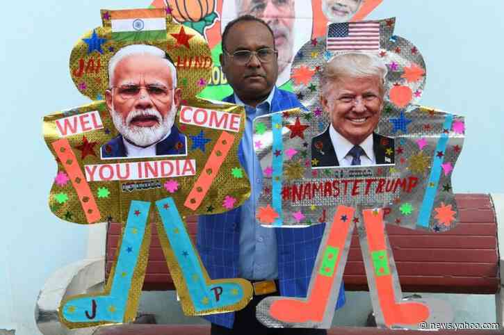 Mega rally to kick off Trump's first official visit to India