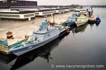 Russia's Project 22800 corvette Odintsovo undergoing dock trials - Navy Recognition