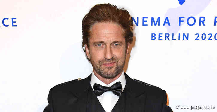 Gerard Butler Rocks a Kilt for Cinema for Peace Gala 2020 in Berlin!