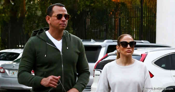 Jennifer Lopez & Alex Rodriguez Wrap Up Their Weekend with a Workout