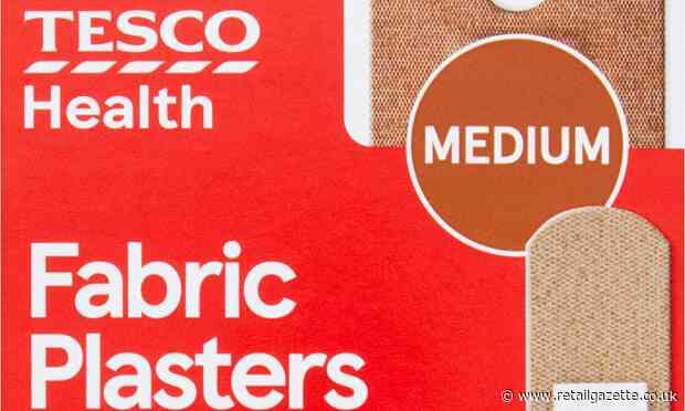 Tesco launches own-brand plasters to match different skin tones