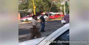 Difunden video de pelea de taxistas con mujeres en San Fernando, Tlalpan - Diario de México