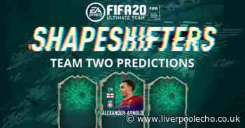 FIFA 20 Shapeshifters Team Two predictions featuring Liverpool star Trent Alexander-Arnold