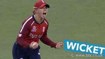 Women's T20 World Cup: England remove South Africa's Lizelle Lee in the third over