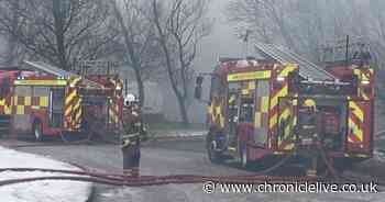 Firefighters tackling large blaze at industrial estate in Peterlee