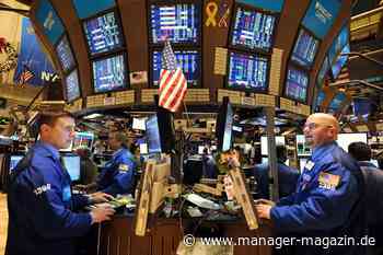 Ausverkauf an den Börsen: Dow Jones verliert rund 1000 Punkte