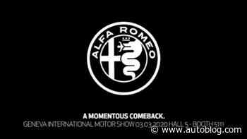Alfa Romeo is bringing something deliciously loud to Geneva