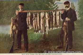 This postcard was used to help lure people to Orillia to fish - OrilliaMatters