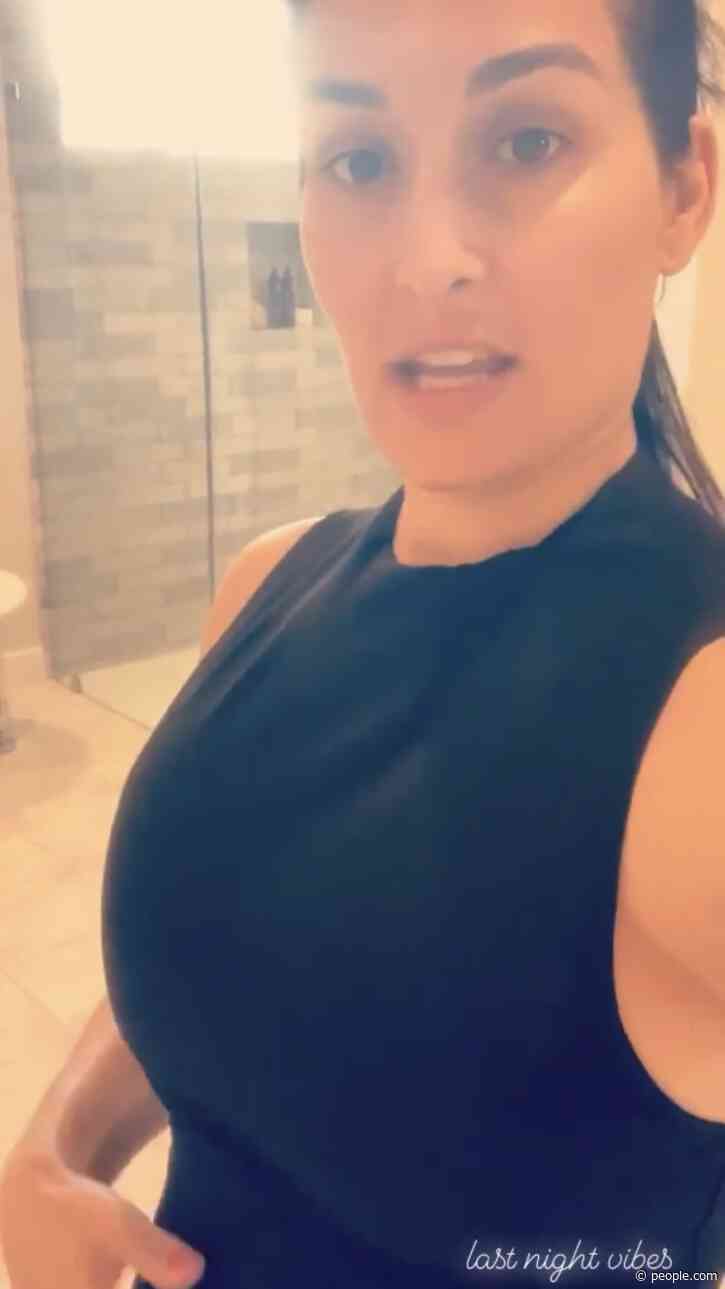 Pregnant Nikki Bella Shows Off 'Much Bigger' Baby Bump: 'I Feel Like I'm Gonna Tear This Dress'