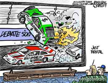 Brutal night for Bloomberg: Political Cartoons