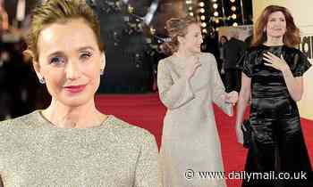 Kristin Scott Thomas and Sharon Horgan lead the ladies at the Military Wives premiere in London