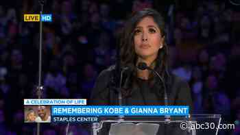 Vanessa Bryant, loved ones share intimate portraits of Kobe, Gianna during Staples Center memorial - WATCH LIVE