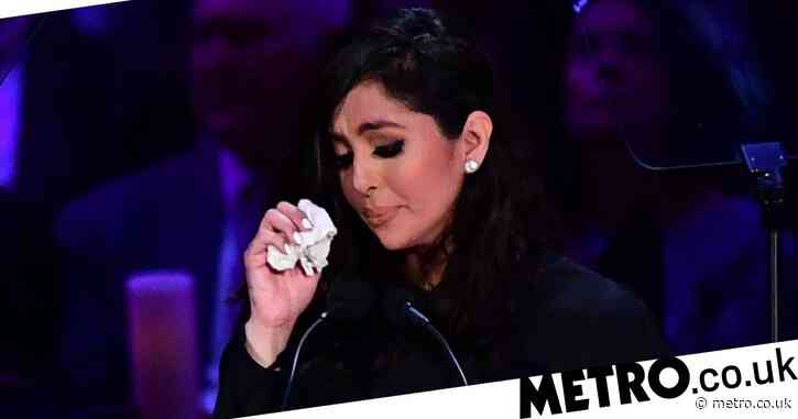 Vanessa Bryant breaks down on stage during Kobe Bryant tribute in first public appearance since his death