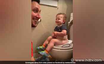 Toddler's Funny Voice Has Dad Crying With Laughter. 39 Million Views For Video - NDTV News