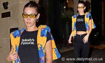 Bella Hadid enjoys a trip to the Dior Institute during stay in Paris