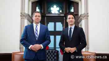 Scheer, Trudeau at odds over blame during phone call on Teck Frontier mine cancellation