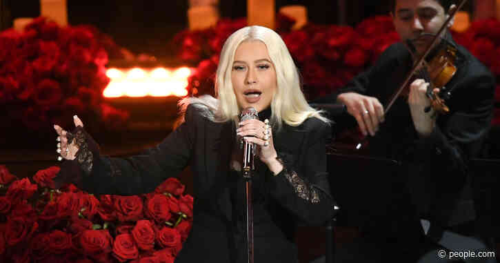Christina Aguilera Sings 'Ave Maria' in Italian to Honor Kobe and Gianna Bryant at Memorial