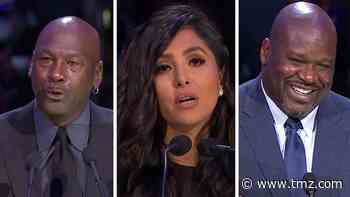 Kobe Bryant And Gianna Honored by Vanessa, Shaq & MJ at Memorial