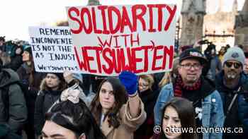 Rally for Wet'suwet'en expected to disrupt traffic in downtown Ottawa - CTV News