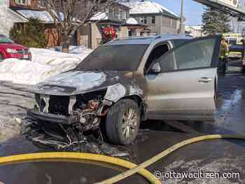 Man suffers burns as fire engulfs car, spreads to home - Ottawa Citizen