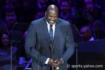 Shaquille O'Neal draws big laughs with 'I in team' story at memorial for Kobe and Gianna Bryant