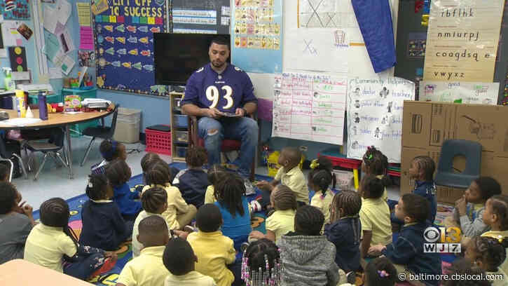 Ravens’ Chris Wormley Stops By Career Day At Montebello Elementary Middle School