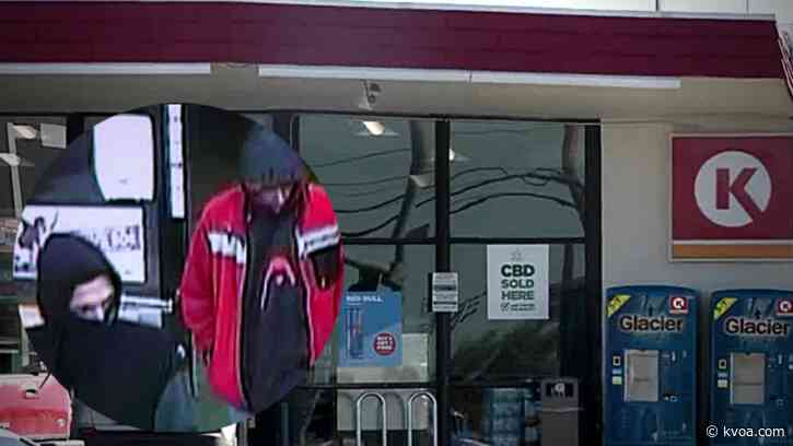 CAUGHT ON CAMERA: Man robs Circle K, changes clothes 3 times before demanding money