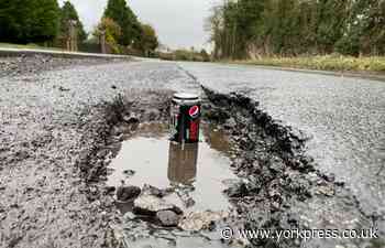 Storms cause pothole misery - with one monster said to claim several tyres