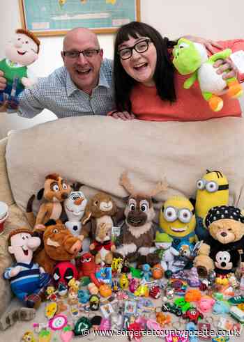 Somerset couple kitted out home with toys and gadgets by beating infamous arcade 'grabber' machines - Somerset County Gazette