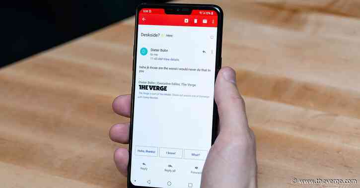 The best Apple rumor right now is Gmail