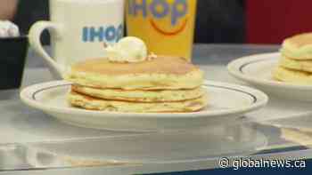 Donate to the Stollery and get free flap jacks on National Pancake Day at IHOP