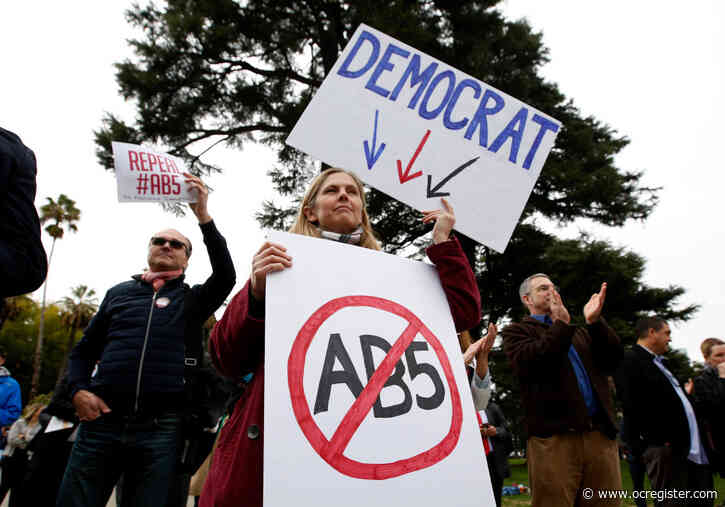 Assembly Bill 5 takes a sledgehammer to worker freedom
