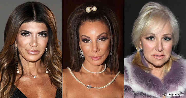 RHONJ: Teresa Giudice Throws a Drink as Her Involvement in Hair-Pulling Incident Is Questioned