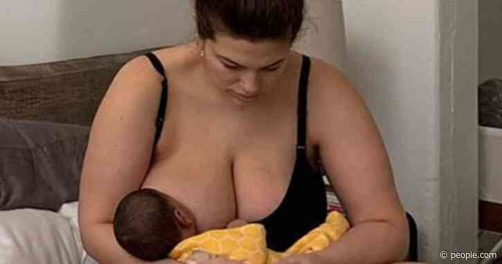 New Mom Ashley Graham Breastfeeds Son Isaac in Bed During 'Multitasking Sunday'