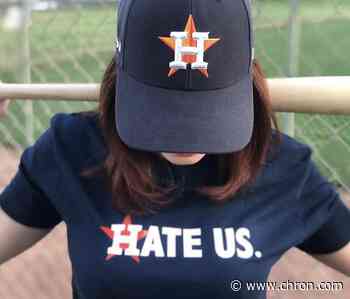 'Hate Us' shirts are just the ticket for Houston Astros fans this season - Chron