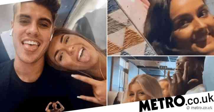 Love Island’s Luke Mabbott cosies up to Demi Jones in adorable clip as finalists return home