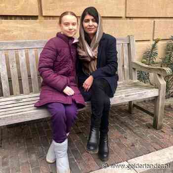 Greta Thunberg ontmoet 'rolmodel' Malala