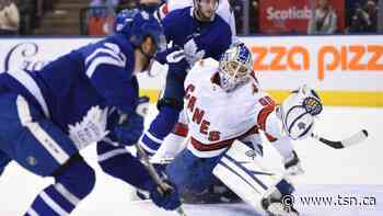 Carolina Hurricanes beat Toronto Maple Leafs with emergency backup Dave Ayres - TSN