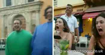 Video shows two Bristol men pull off amazing Valentine's Day surprise for girlfriends in Colombia