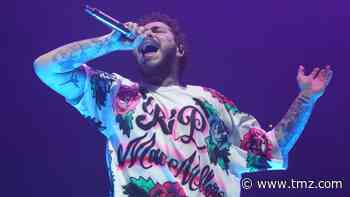 Post Malone Honors Mac Miller in Pittsburgh with Custom 'RIP' Shirt